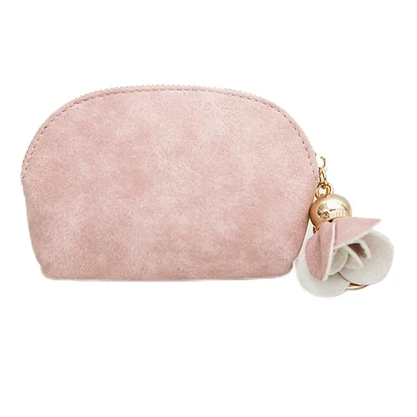 Zipper Flower Mini Coin Purse