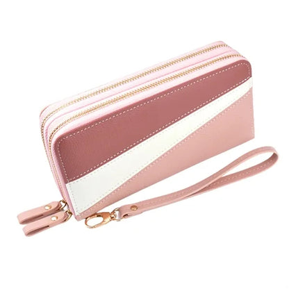 Double Zippered Layer Women'S Wallet