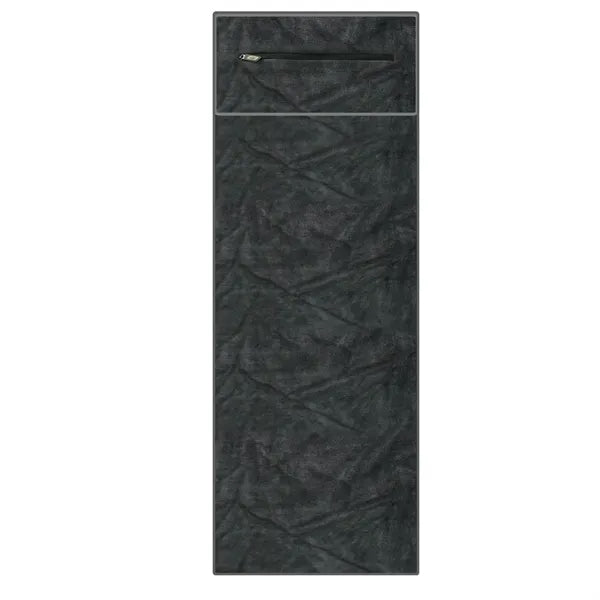 Fitness Towel With Zipper Pocket