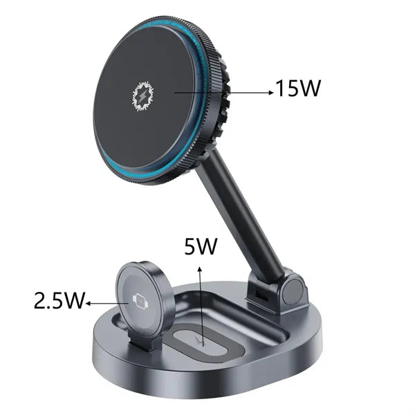 3 in 1 Magnetic Wireless Charging Station