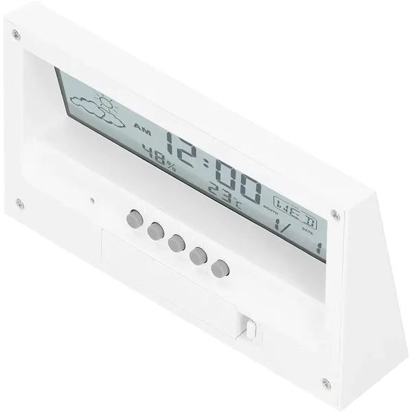 Electronic Alarm Clock With Temperature Humidity Display