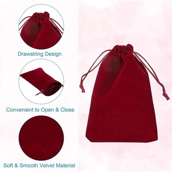 Flannel Exquisite Jewelry Packaging Storage Bag