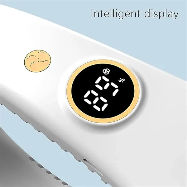 Neck-Mounted USB Rechargeable Digital Display Sports Fan