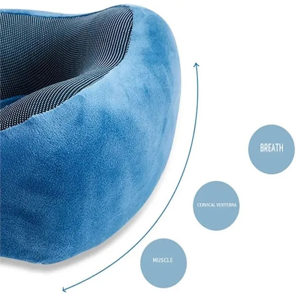 Airplane Travel Neck Support Soft U Shape Pillow