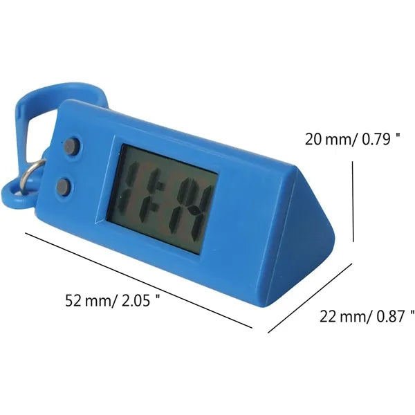 Electronic Watch Keychain Portable Pocket Digital Clock