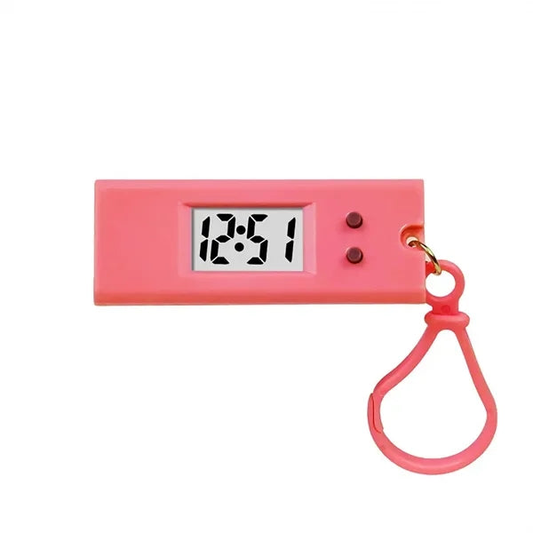 Electronic Watch Keychain Portable Pocket Digital Clock