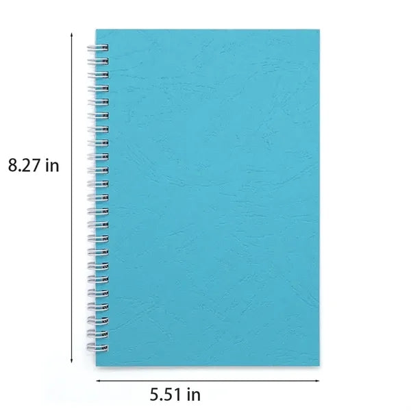 A5 Kraft Paper Coil Notebooks In Various Colors