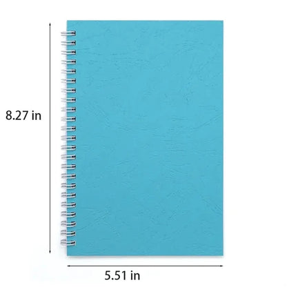 A5 Kraft Paper Coil Notebooks In Various Colors