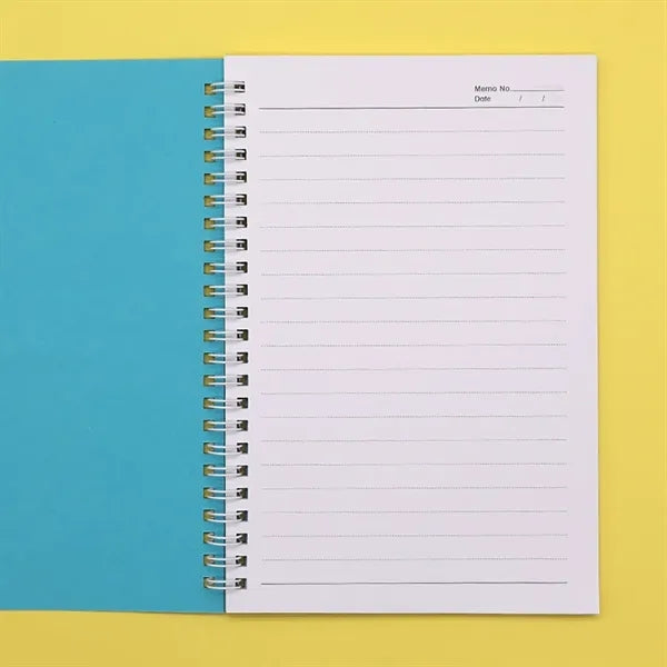 A5 Kraft Paper Coil Notebooks In Various Colors