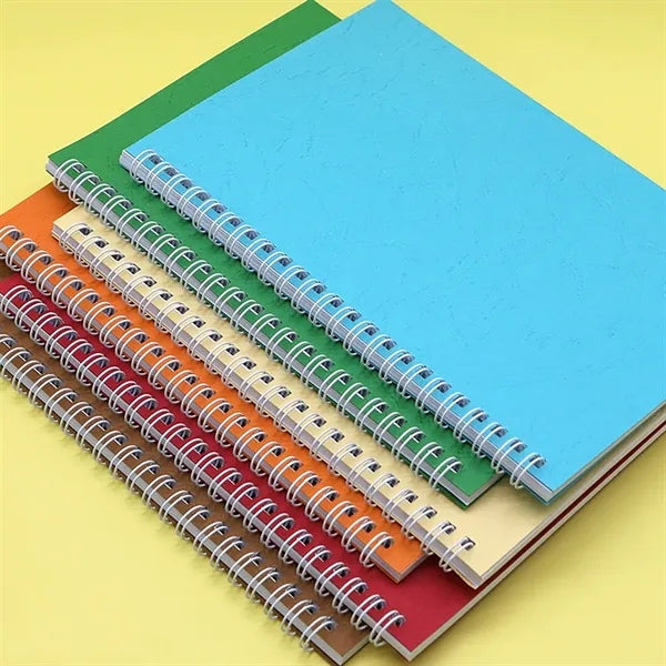 A5 Kraft Paper Coil Notebooks In Various Colors