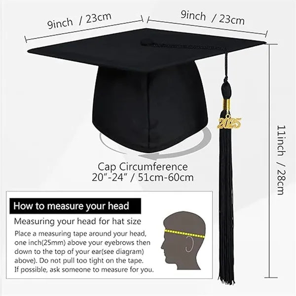 2025 Tassel Graduation Cap