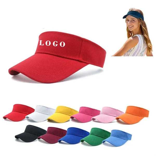 Adjustable Cotton Sport Sun Visor Hat
