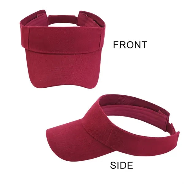 Adjustable Cotton Sport Sun Visor Hat