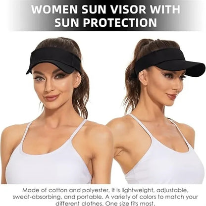 Adjustable Cotton Sport Sun Visor Hat