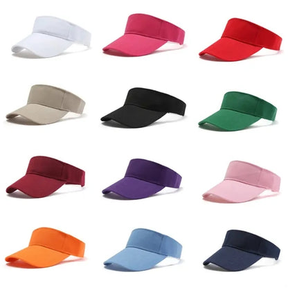 Adjustable Cotton Sport Sun Visor Hat