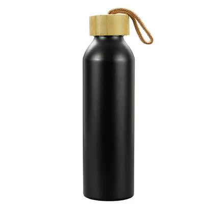 22oz Recycled RPET Aluminum Bottle With a Bamboo Lid