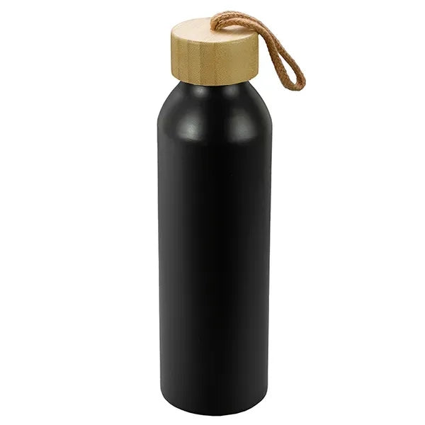 22oz Recycled RPET Aluminum Bottle With a Bamboo Lid