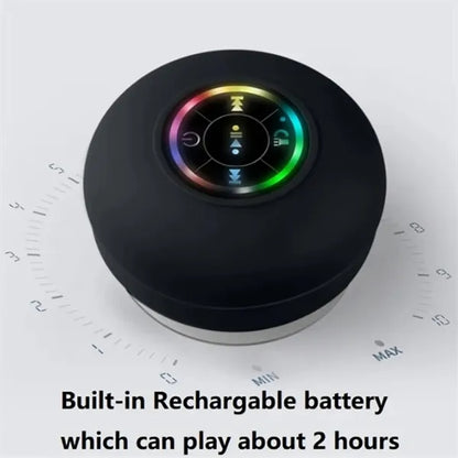 Mini Bluetooth Shower Speaker with Suction Cup