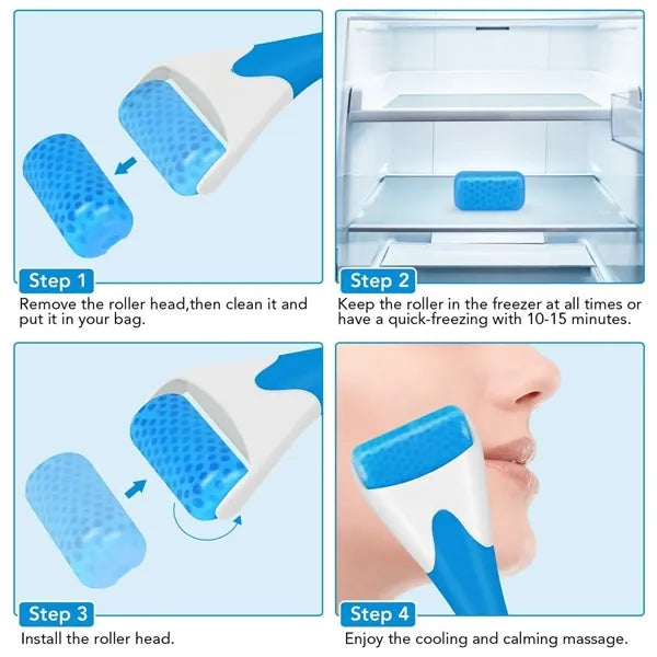Cold Facial Ice Roller Massager