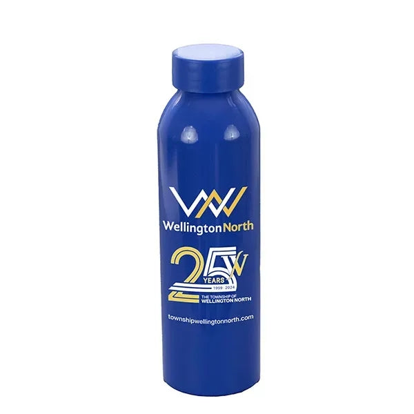 22 OZ Recycled RPET Aluminum Bottle With Low - Prile Lid