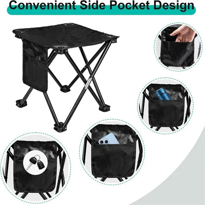 Portable Folding Camping Stool with Carry Bag