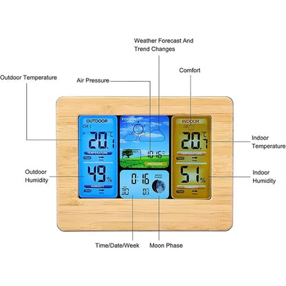 Weather Station Wireless Indoor Outdoor Thermometer