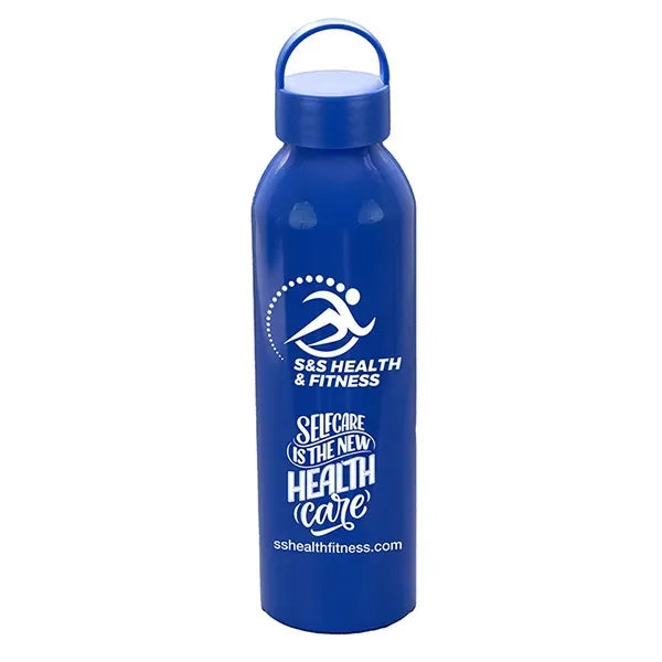 22 OZ Recycled RPET Aluminum Bottle With Carry Lid