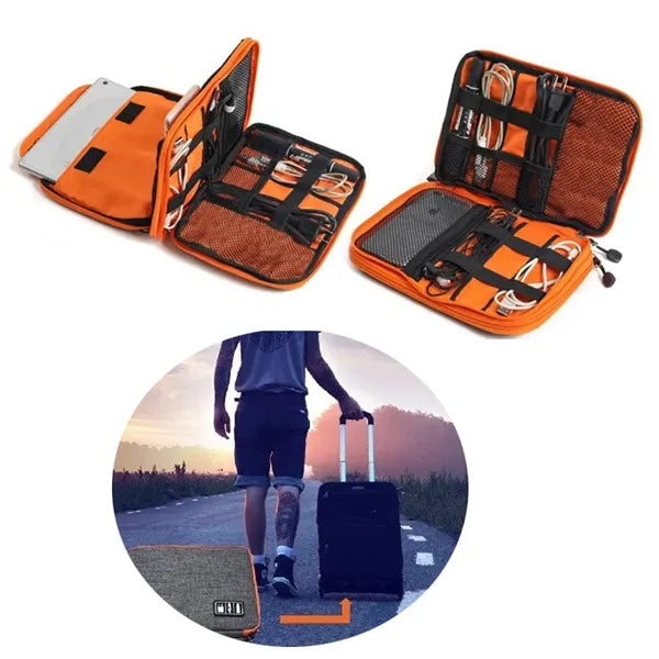 Travel Organizer Electronics Cord Case