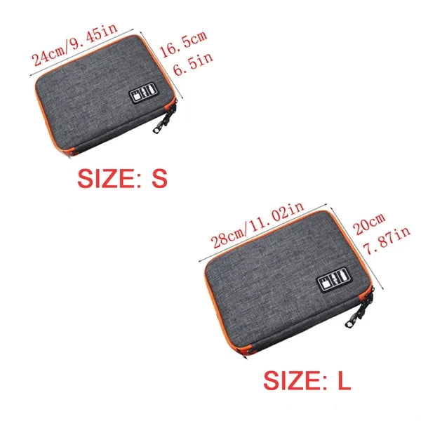 Travel Organizer Electronics Cord Case