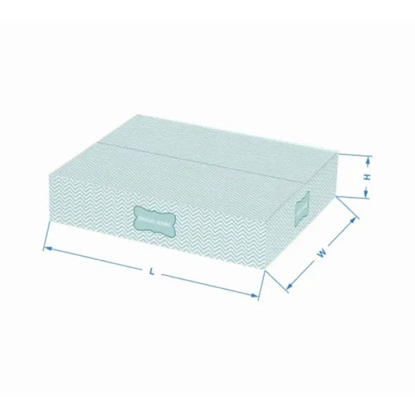 Flat Boxes - White (Printed)