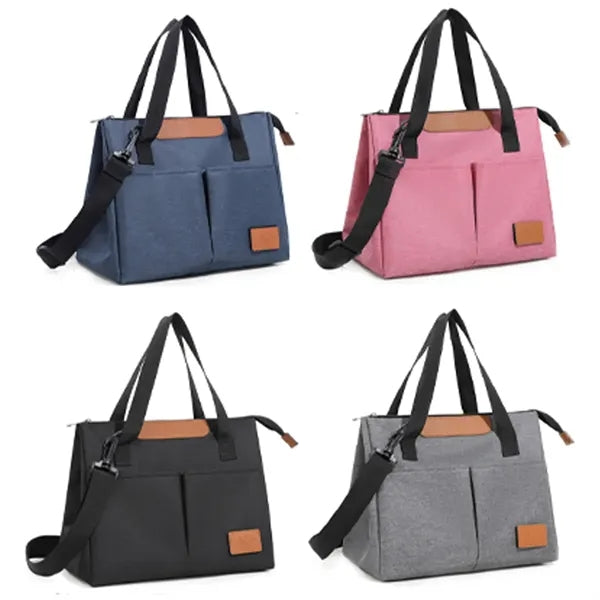 Large Cooler Insulated Lunch Tote with Waterproof Lining