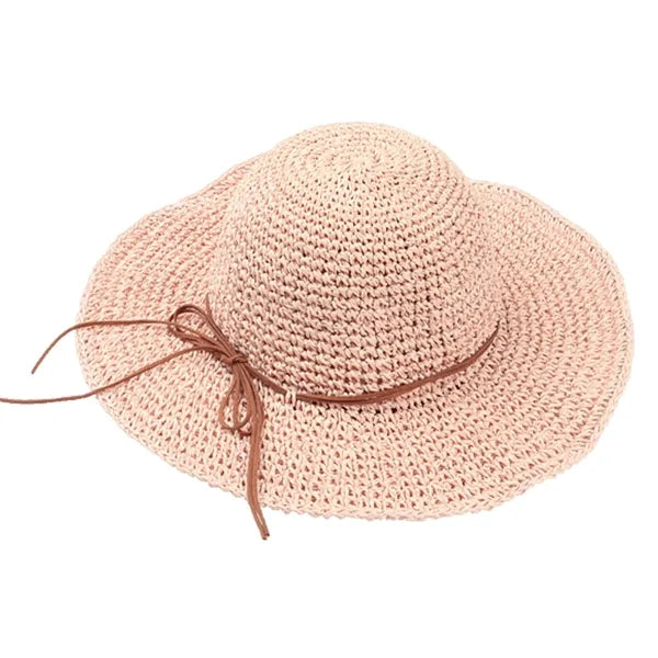 Women's Wide Brim UV Protective Straw Hat