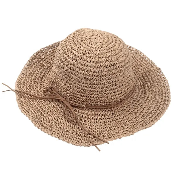 Women's Wide Brim UV Protective Straw Hat