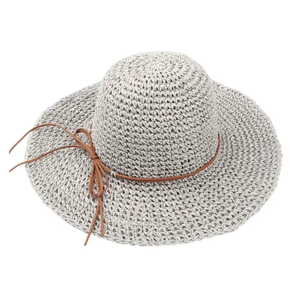 Women's Wide Brim UV Protective Straw Hat