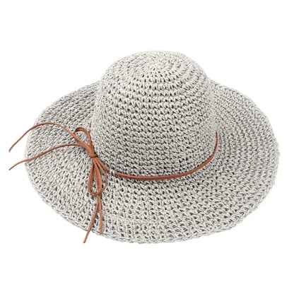 Women's Wide Brim UV Protective Straw Hat