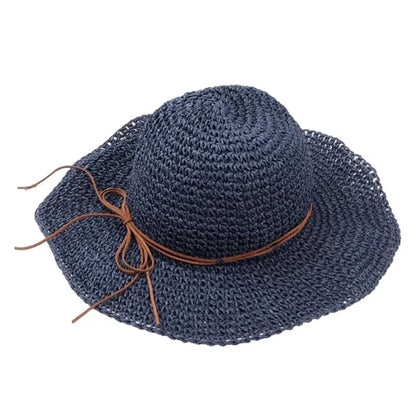 Women's Wide Brim UV Protective Straw Hat