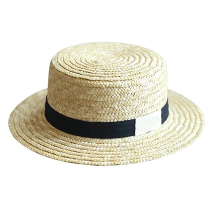 Kids' Beach Sun Protective Straw Hat