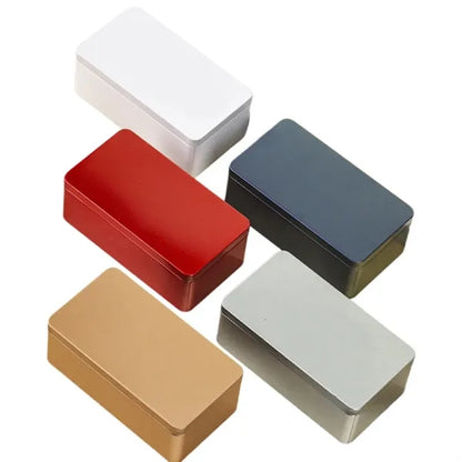 Customizable Square Metal Tinplate Storage Container Boxes