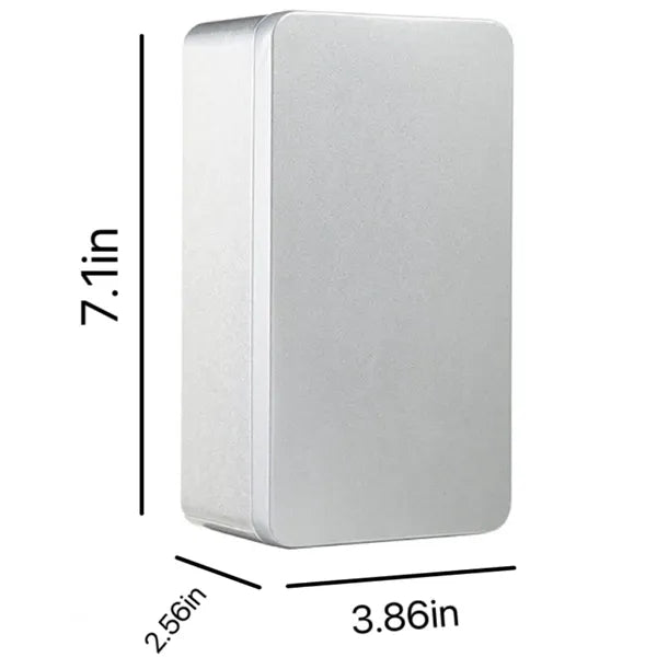 Customizable Square Metal Tinplate Storage Container Boxes
