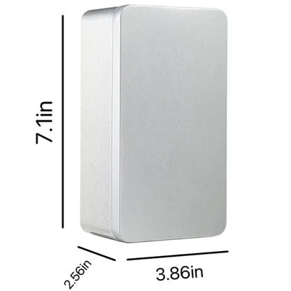 Customizable Square Metal Tinplate Storage Container Boxes