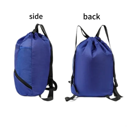Large Capacity Waterproof Sports Drawstring Backpack Gym Bag