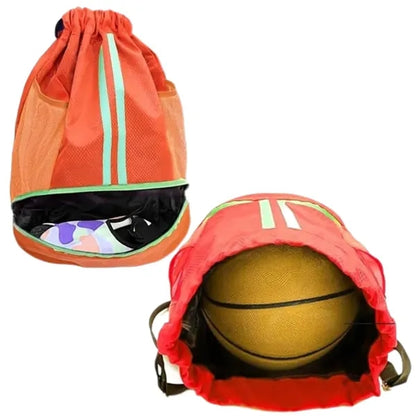 Large Capacity Waterproof Sports Drawstring Backpack Gym Bag