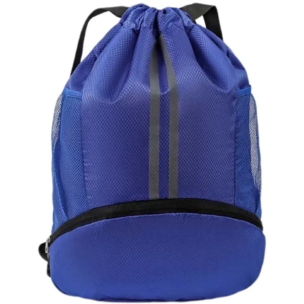 Large Capacity Waterproof Sports Drawstring Backpack Gym Bag