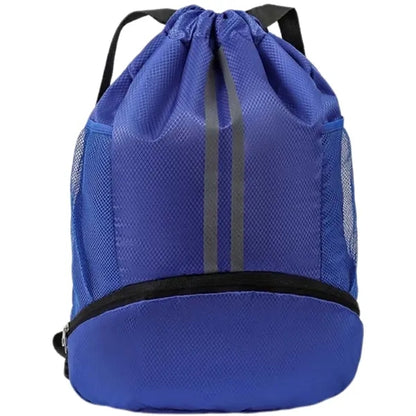 Large Capacity Waterproof Sports Drawstring Backpack Gym Bag