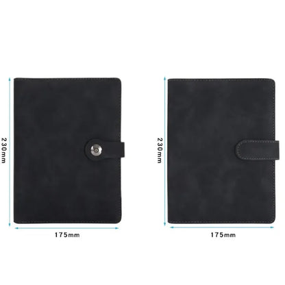 Customizable A5 PU Leather Loose-Leaf Business Notebook