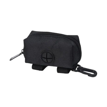 Portable Versatile Walking Dog Poop  Black Dispener Bags