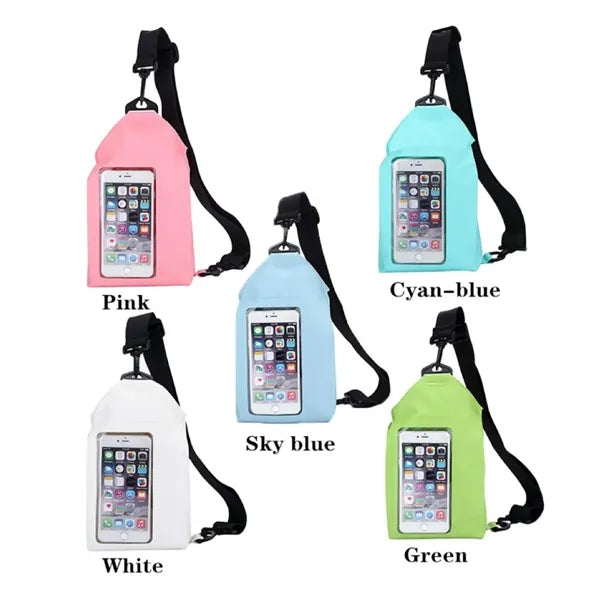 Adjustable Strap Crossbody Sling Chest Waist Black Bags