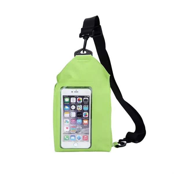 Adjustable Strap Crossbody Sling Chest Waist Black Bags