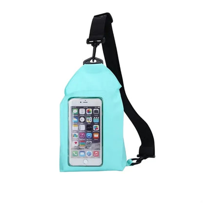 Adjustable Strap Crossbody Sling Chest Waist Black Bags