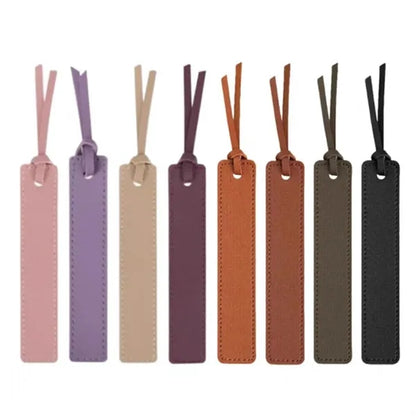 Personalized Handmade Leather  Black Bookmarks